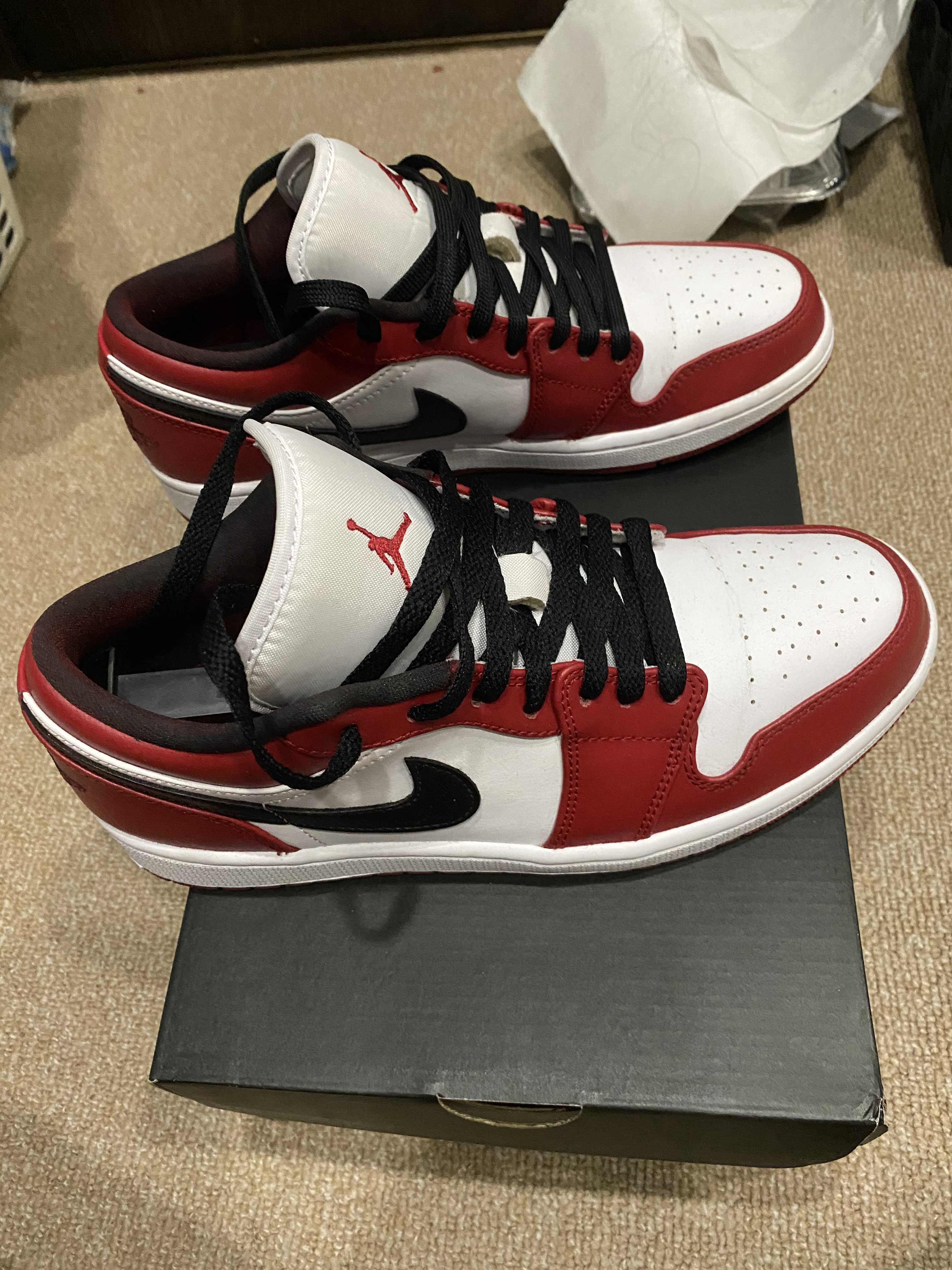 Nike Air Jordan 1 Low "Gym Red/White"