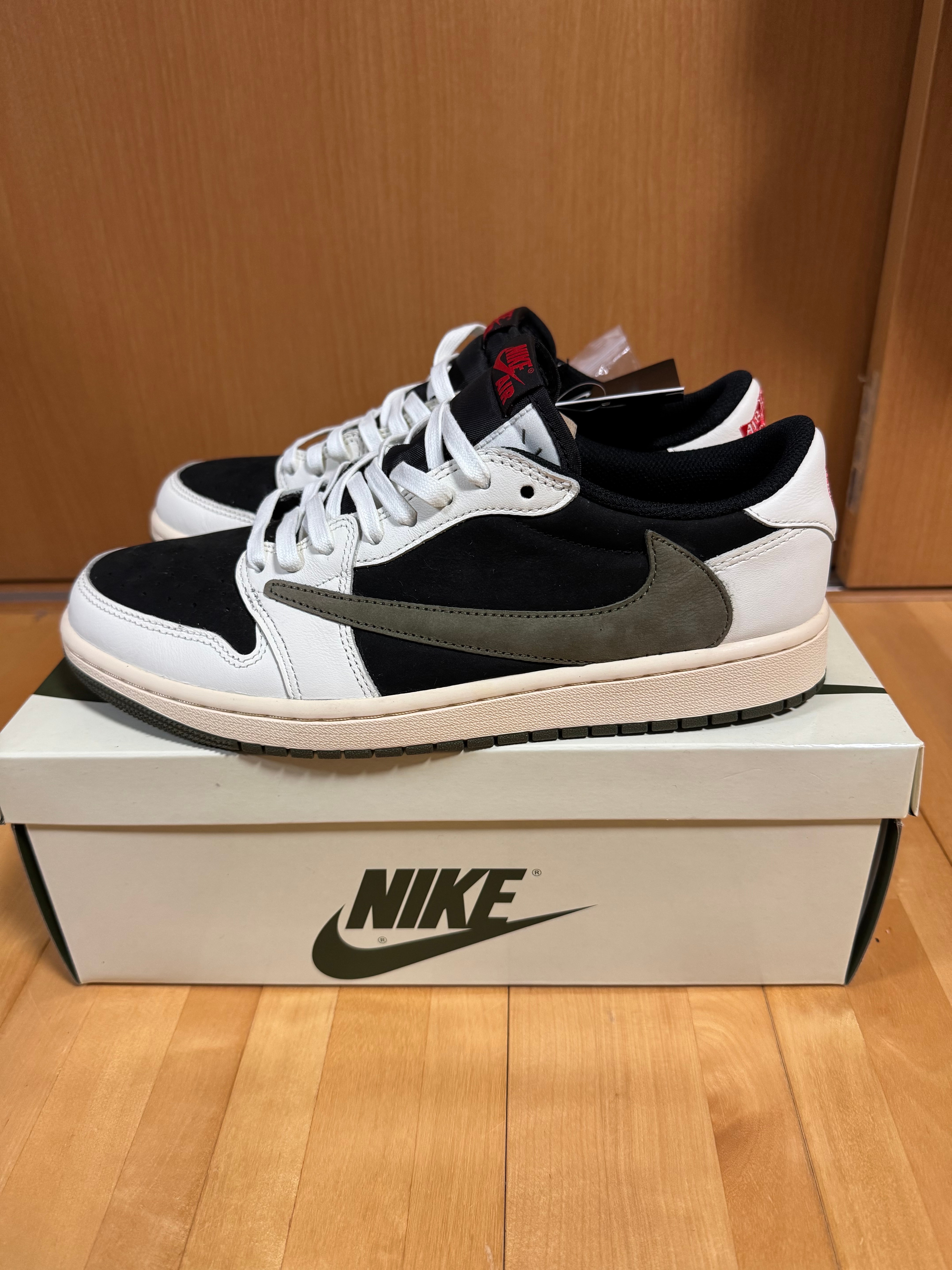 Travis Scott × Nike Women's Air Jordan 1 Low OG "Medium Olive"