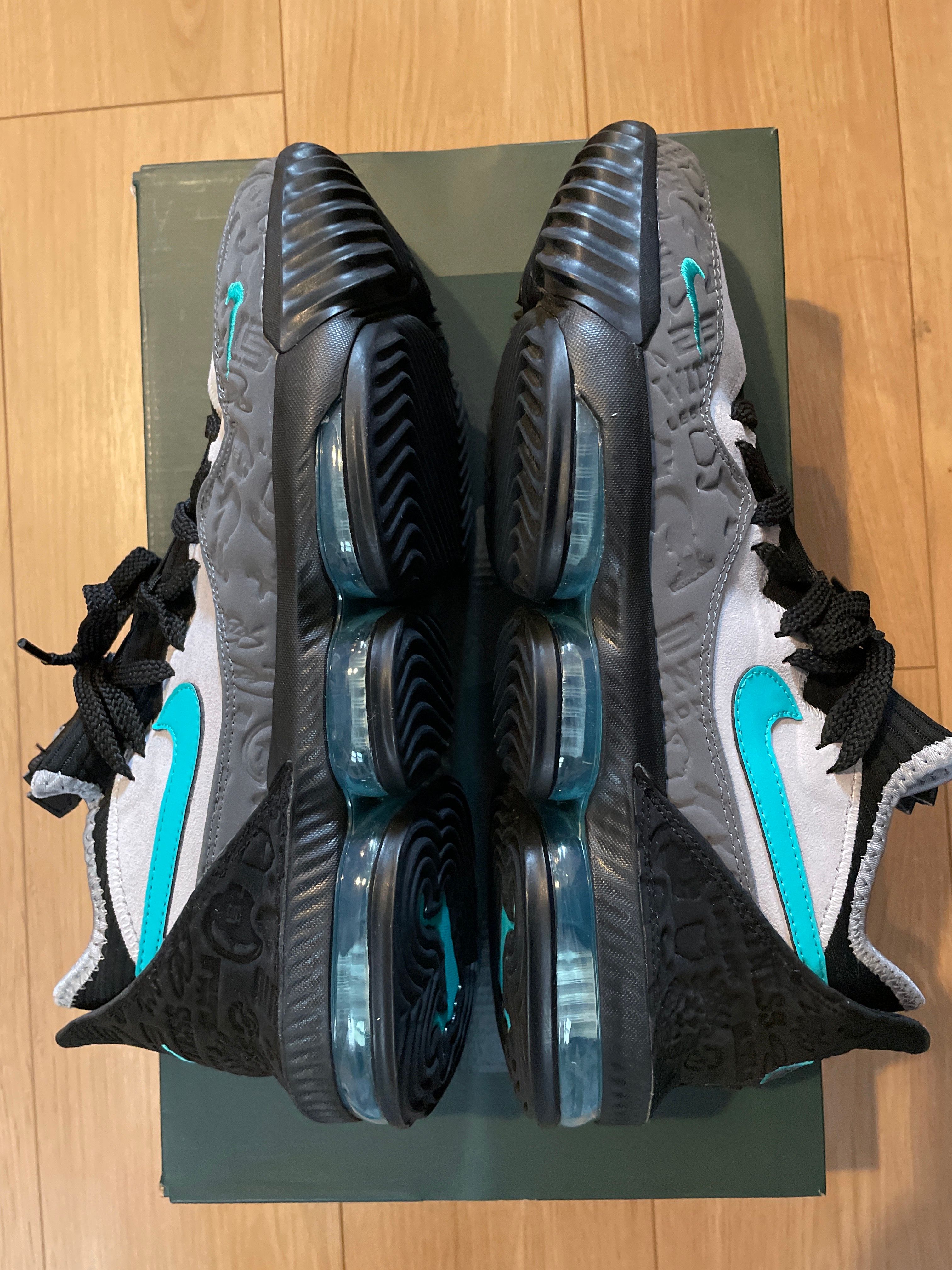 atmos × Nike LeBron 16 "Clear Jade"