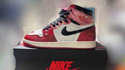 Spider-Man × Nike Air Jordan 1 Retro High OG SP "Spider-Man: Across the Spider-Verse/University Red"