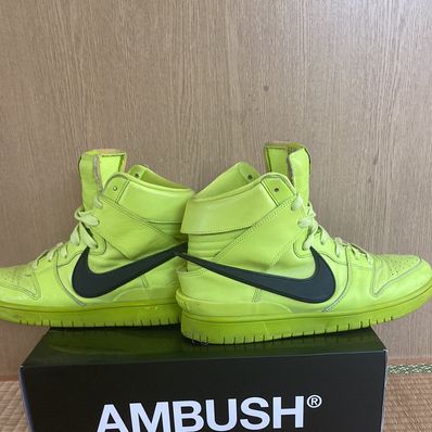 AMBUSH × NIKE DUNK HIGH "FLASH LIME"