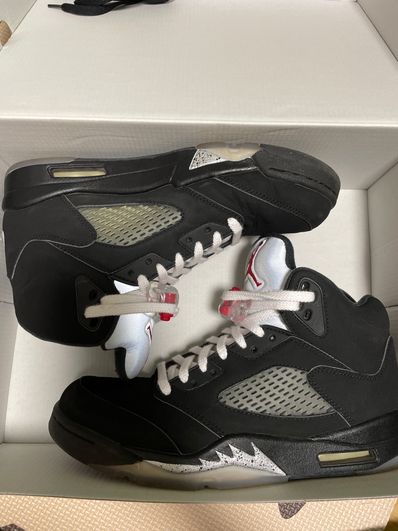 Nike Air Jordan 5 Retro OG "Black/Fire Red/Metallic Silver/White" (2016)