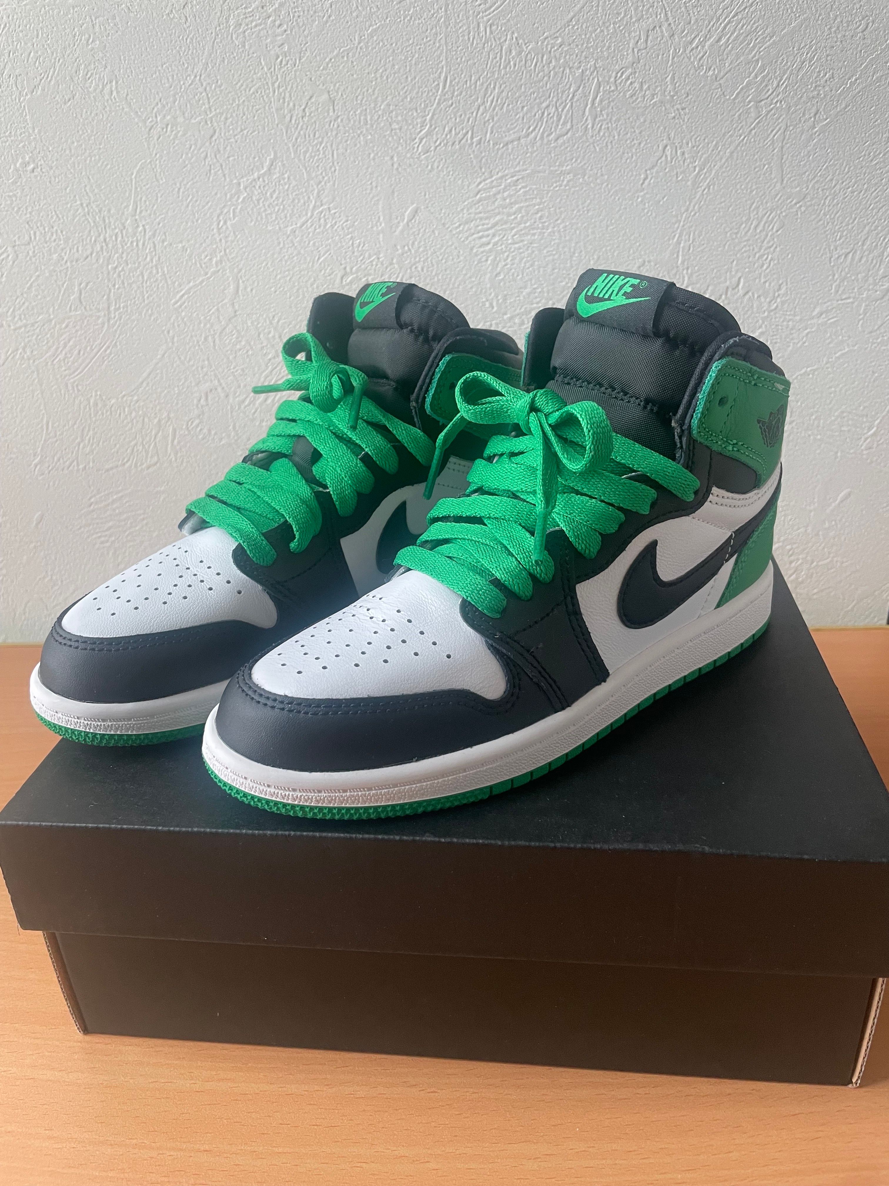 Nike PS Air Jordan 1 Retro High OG "Celtics/Black and Lucky Green" (2023)