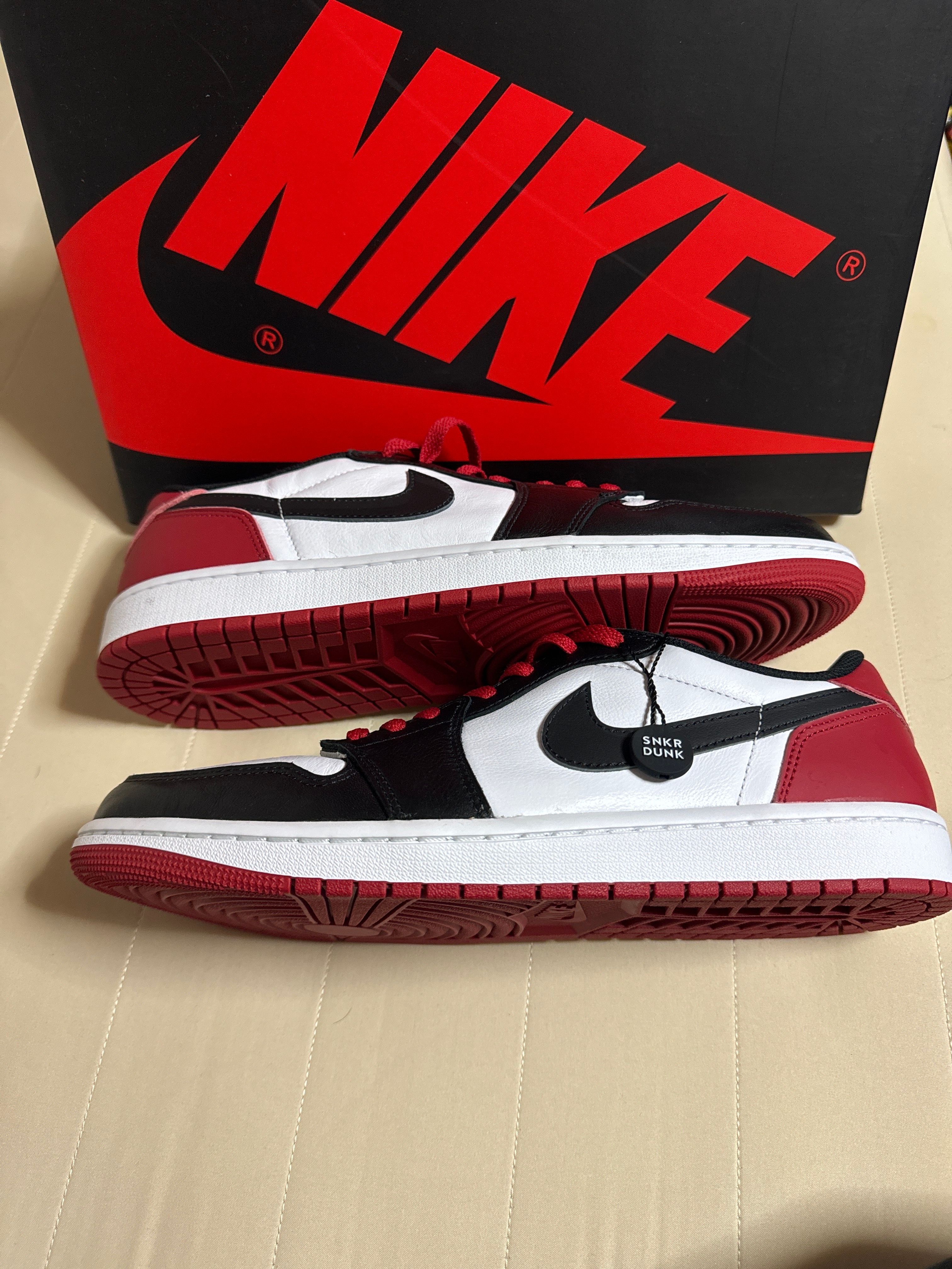 Nike Air Jordan 1 Retro Low OG "Black Toe"
