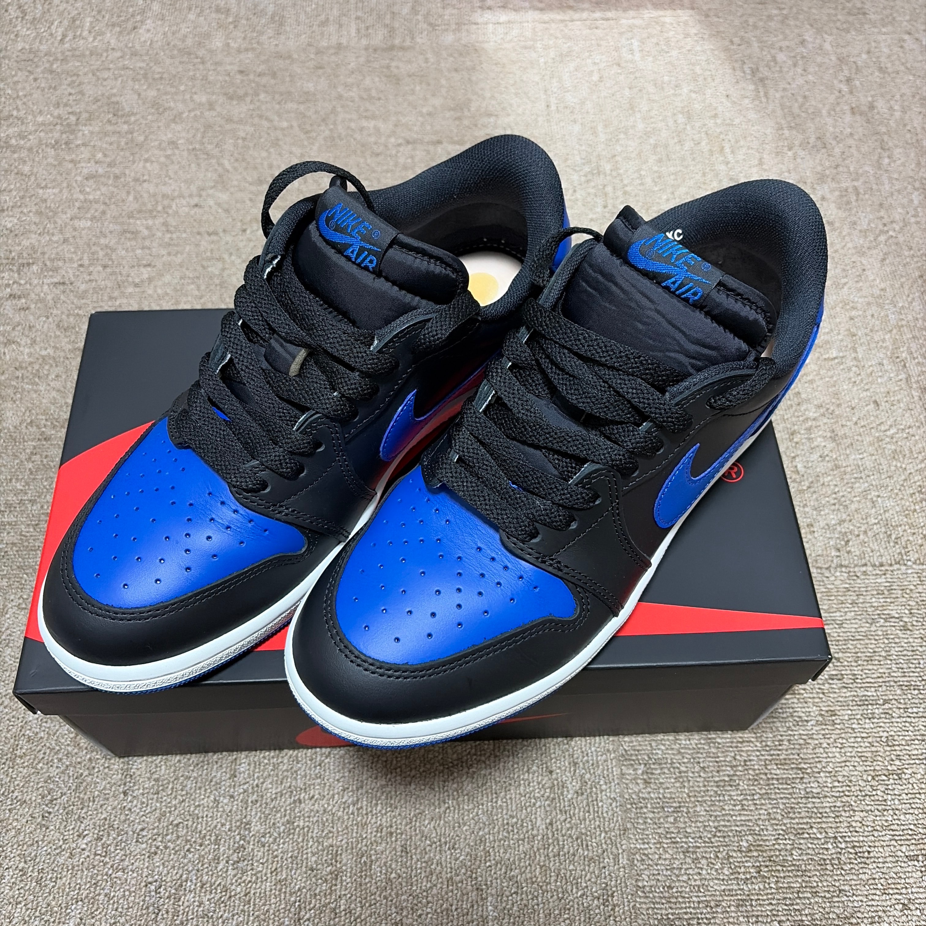 Nike Air Jordan 1 Low '85 "Black and Royal Blue"