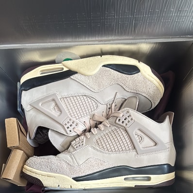 A Ma Maniere × Nike Women's Air Jordan 4 Retro OG SP "Fossil Stone/WYWS"