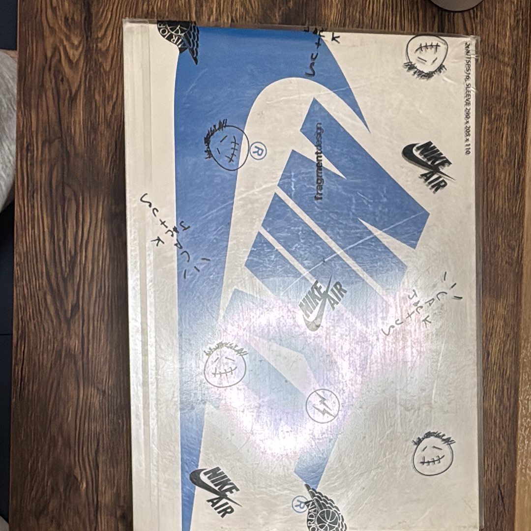 Travis Scott × fragment design × Nike Air Jordan 1 Low OG SP "Military Blue"