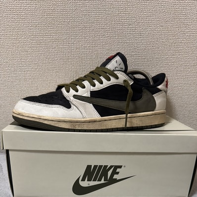 Travis Scott × Nike Women's Air Jordan 1 Low OG "Medium Olive"