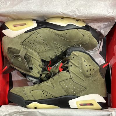 Travis Scott × Nike Air Jordan 6 Retro "Medium Olive"