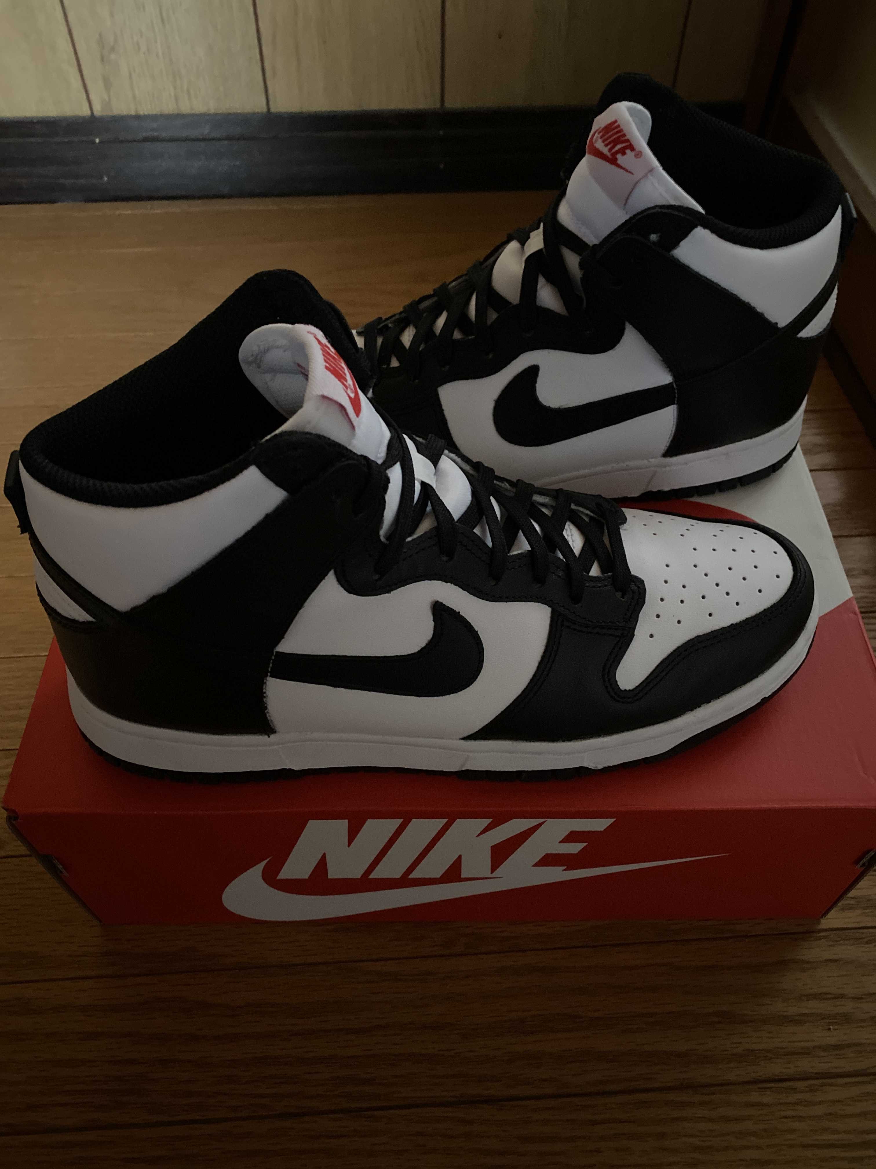 Nike Women's Dunk High "Black and White"