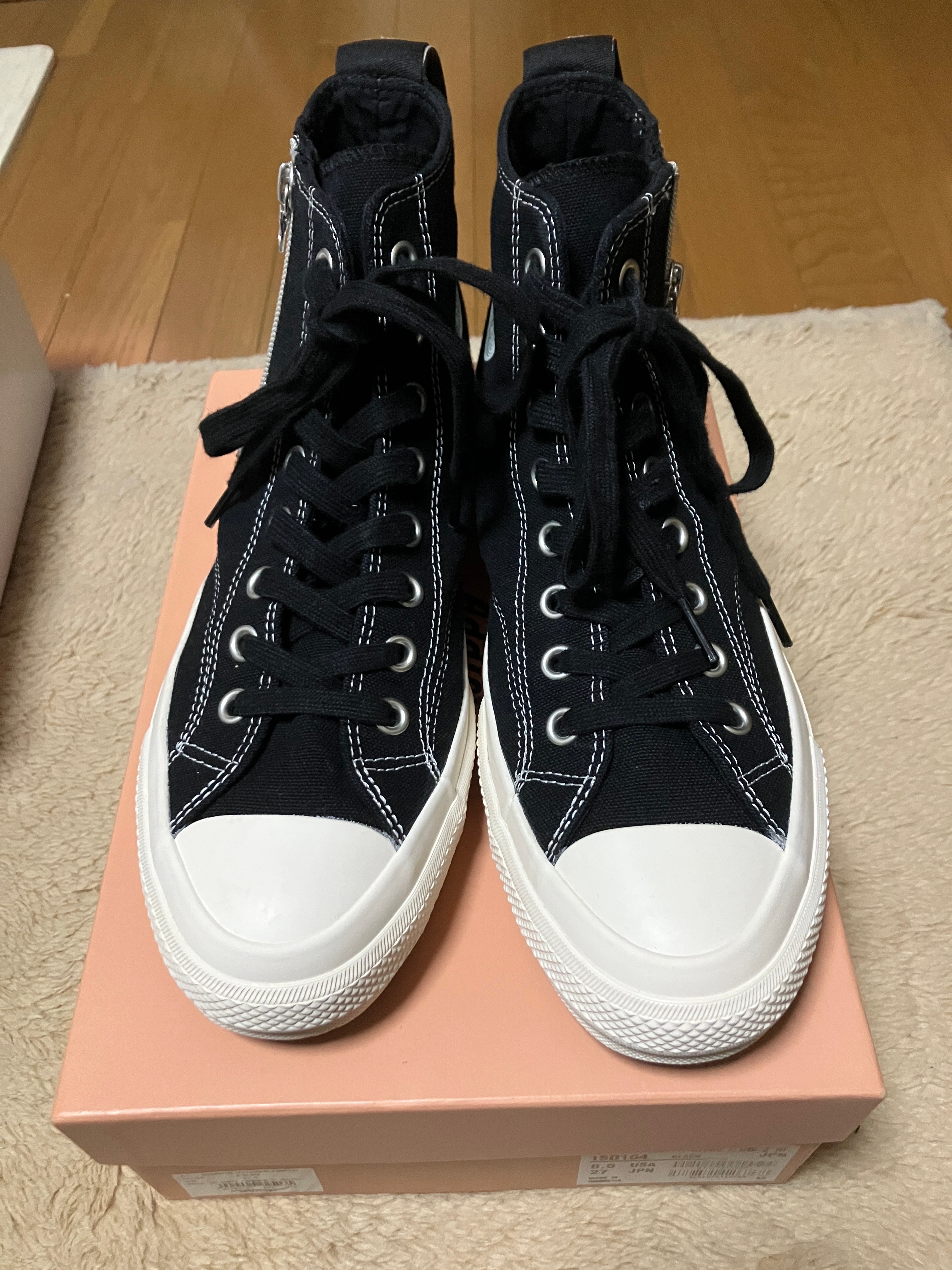 ダブルタップス × アンダーカバー × コンバース チャックテイラー ハイ "ブラック"