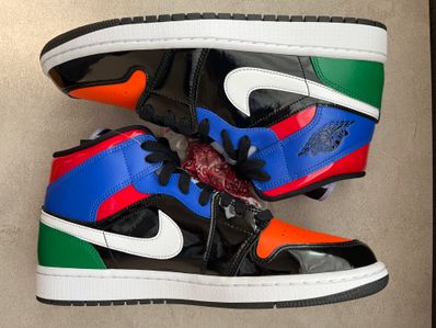 NIKE Women's AIR JORDAN 1 MID "PATENT BLEND"