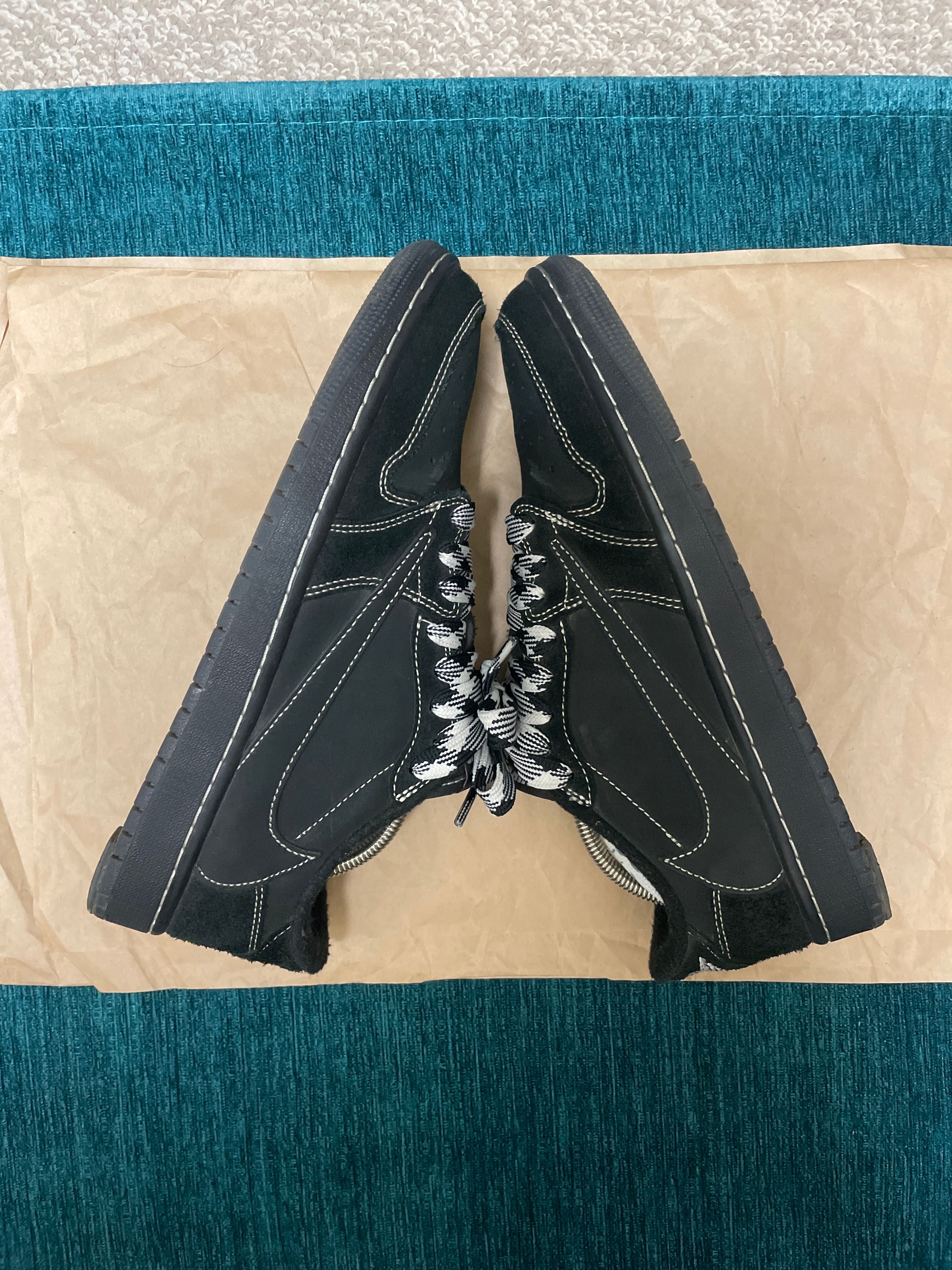 Travis Scott × Nike Air Jordan 1 Low OG SP "Black Phantom"