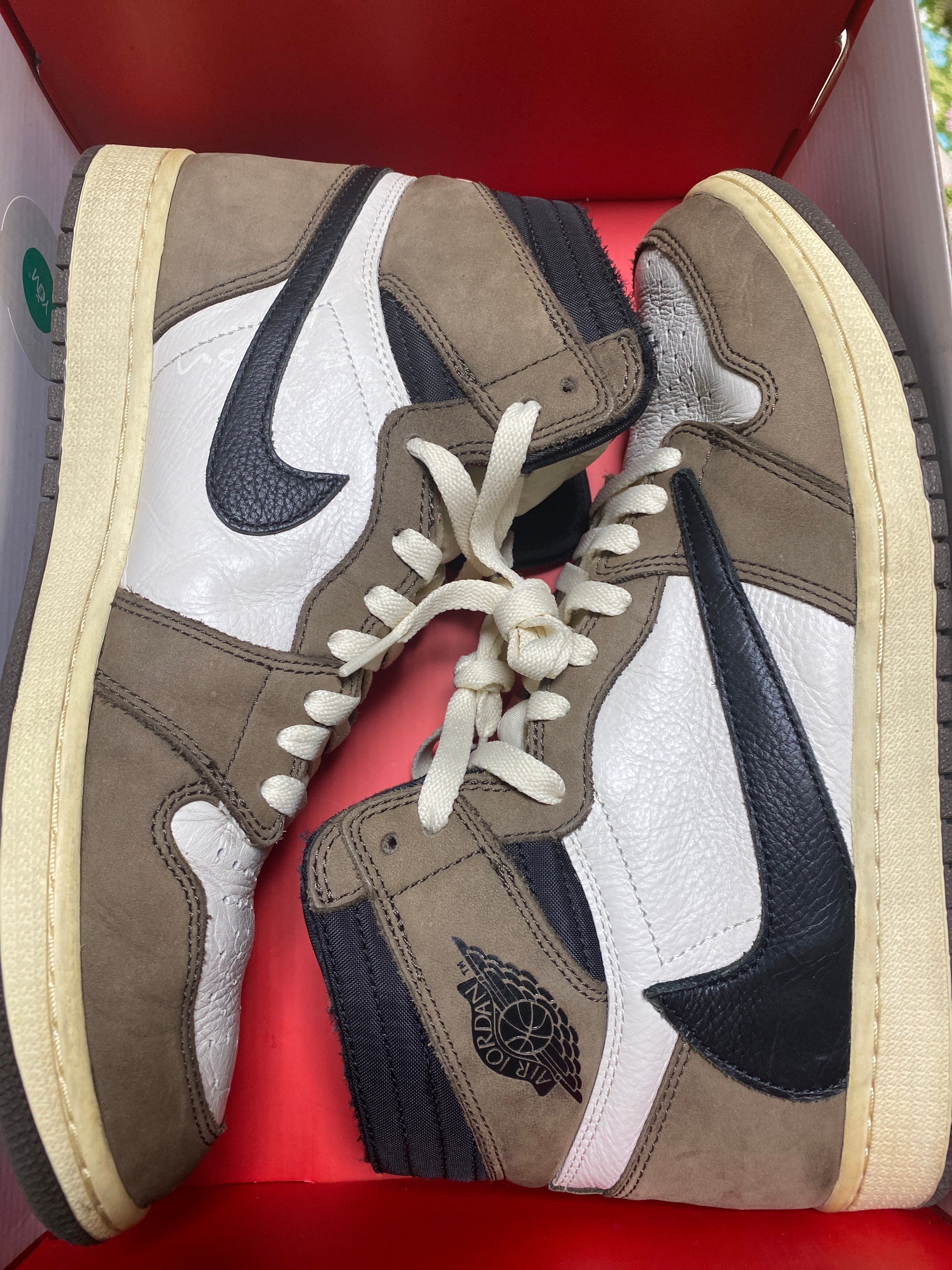 Travis Scott × Nike Air Jordan 1 Retro High OG TS SP "Sail/Dark Mocha"