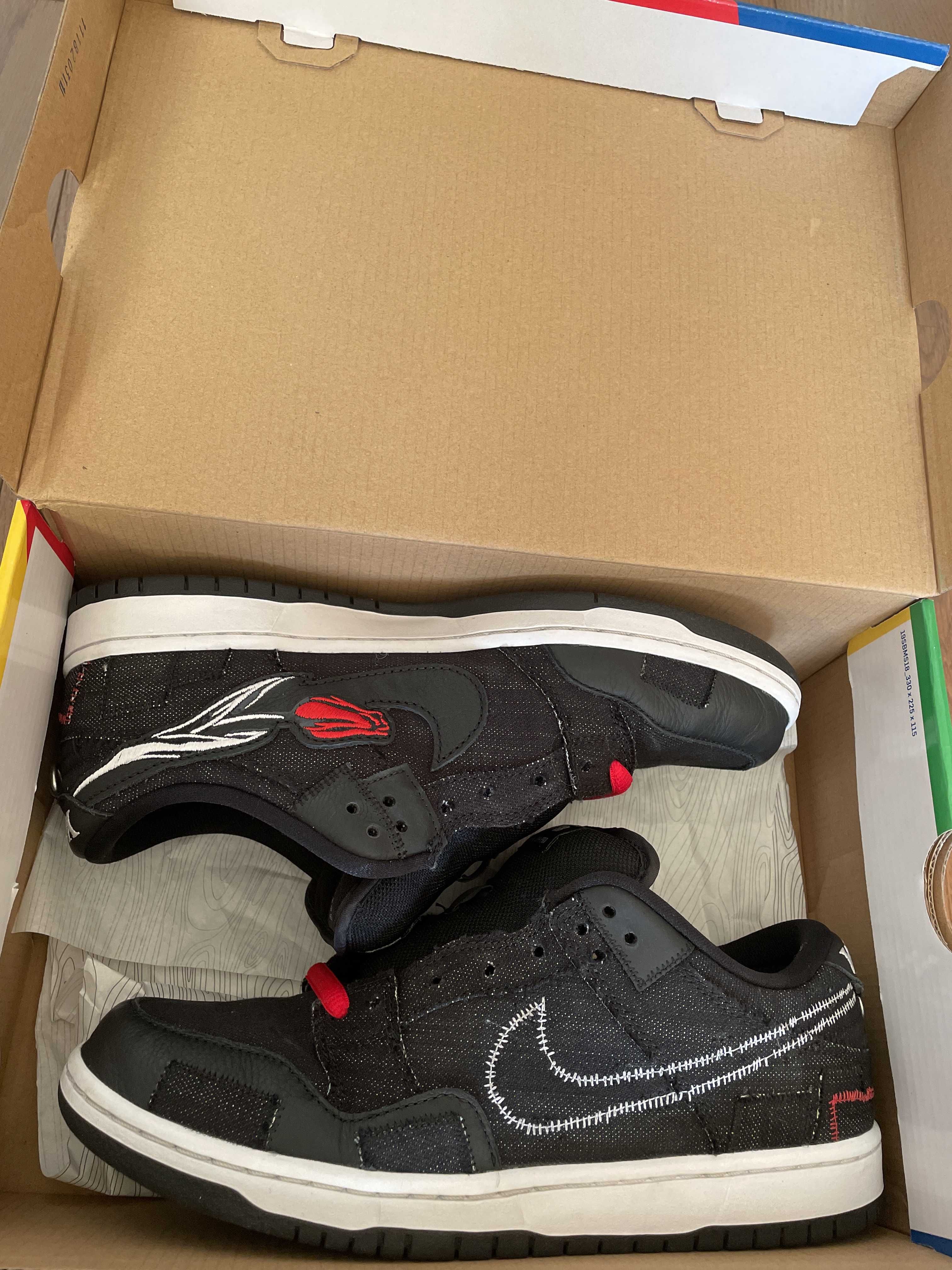 Wasted Youth × Nike SB Dunk Low "Black Denim" / VERDY