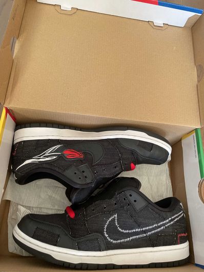Wasted Youth × Nike SB Dunk Low "Black Denim" / VERDY