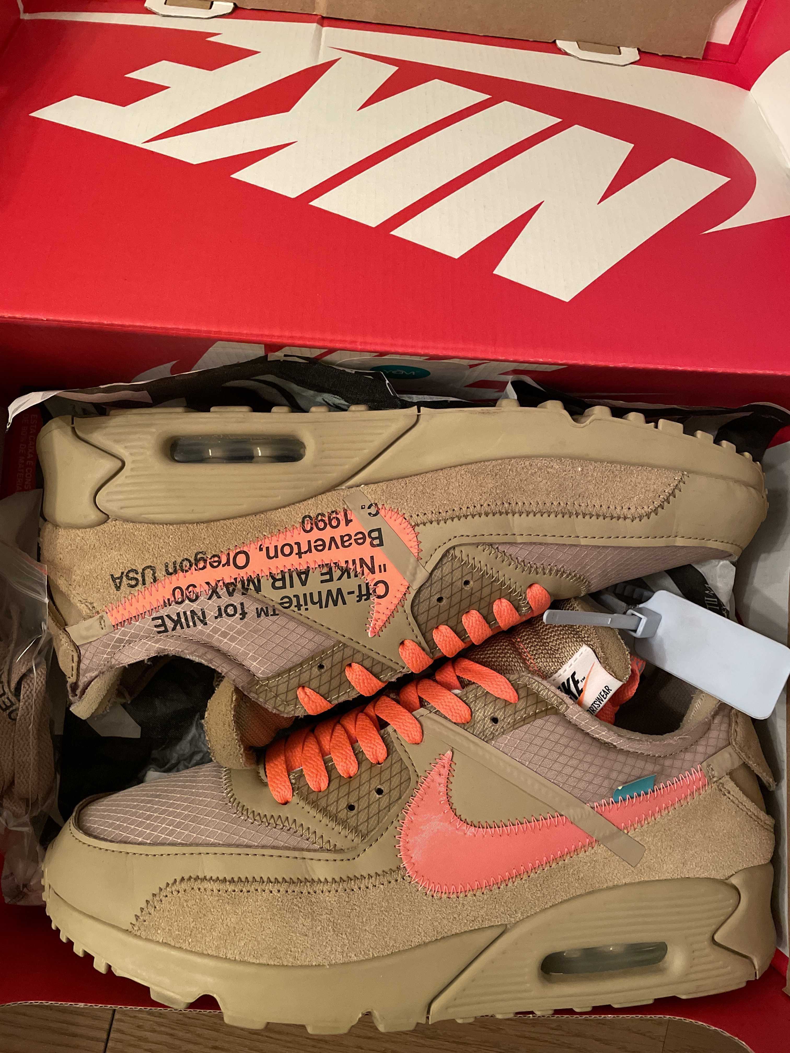Off-White × Nike Air Max 90 "Desert Ore"