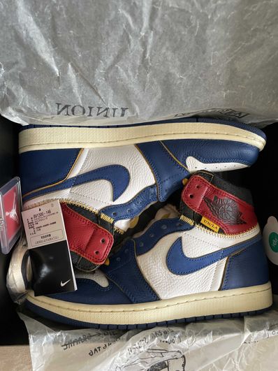 Union × Nike Air Jordan 1 Retro High OG NRG "Storm Blue/Varsity Red"