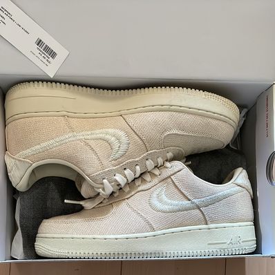 Stussy × Nike Air Force 1 Low "Fossil Stone"