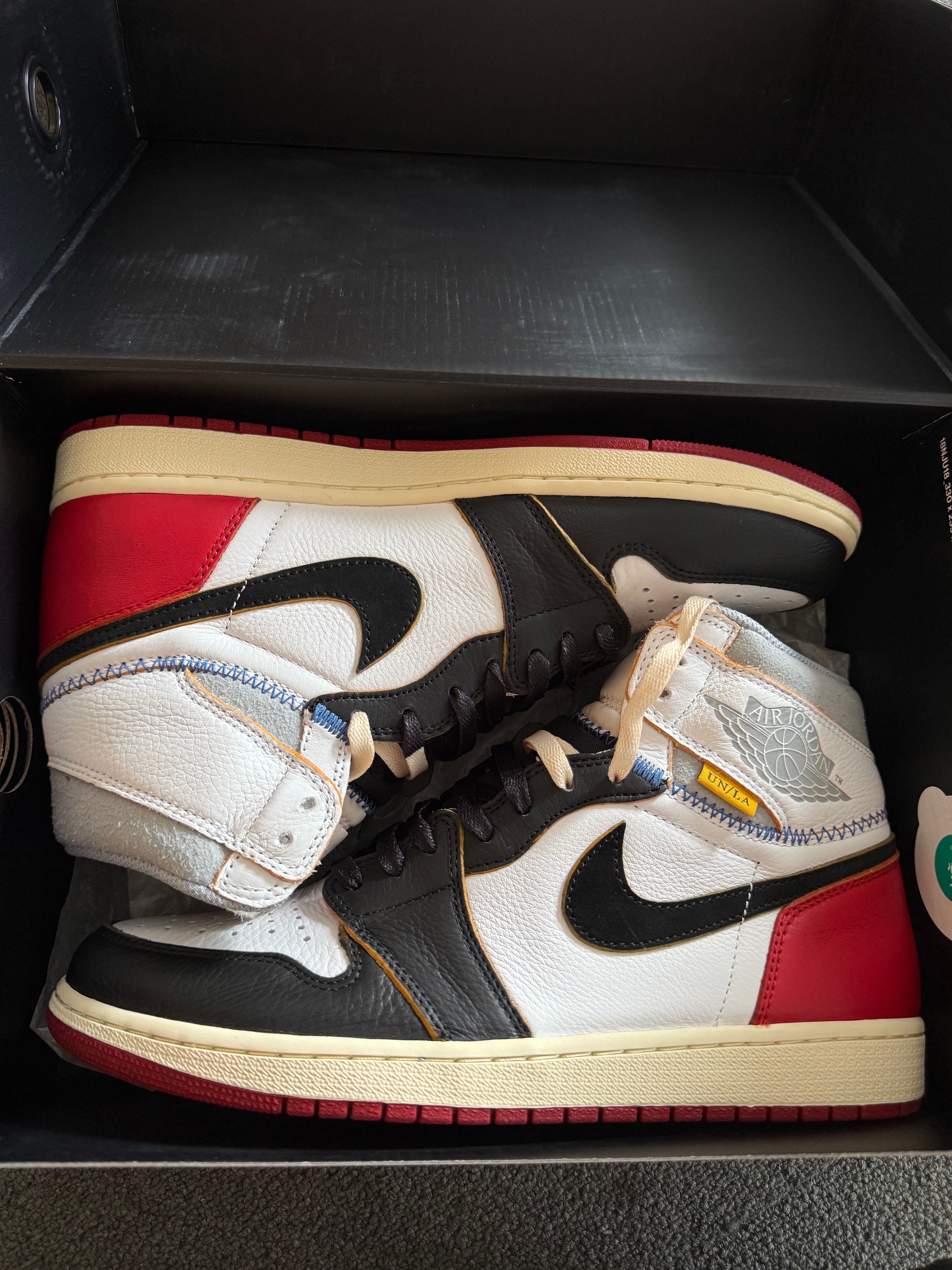 UNION × Nike Air Jordan 1 Retro High OG NRG "Varsity Red/Wolf Grey"