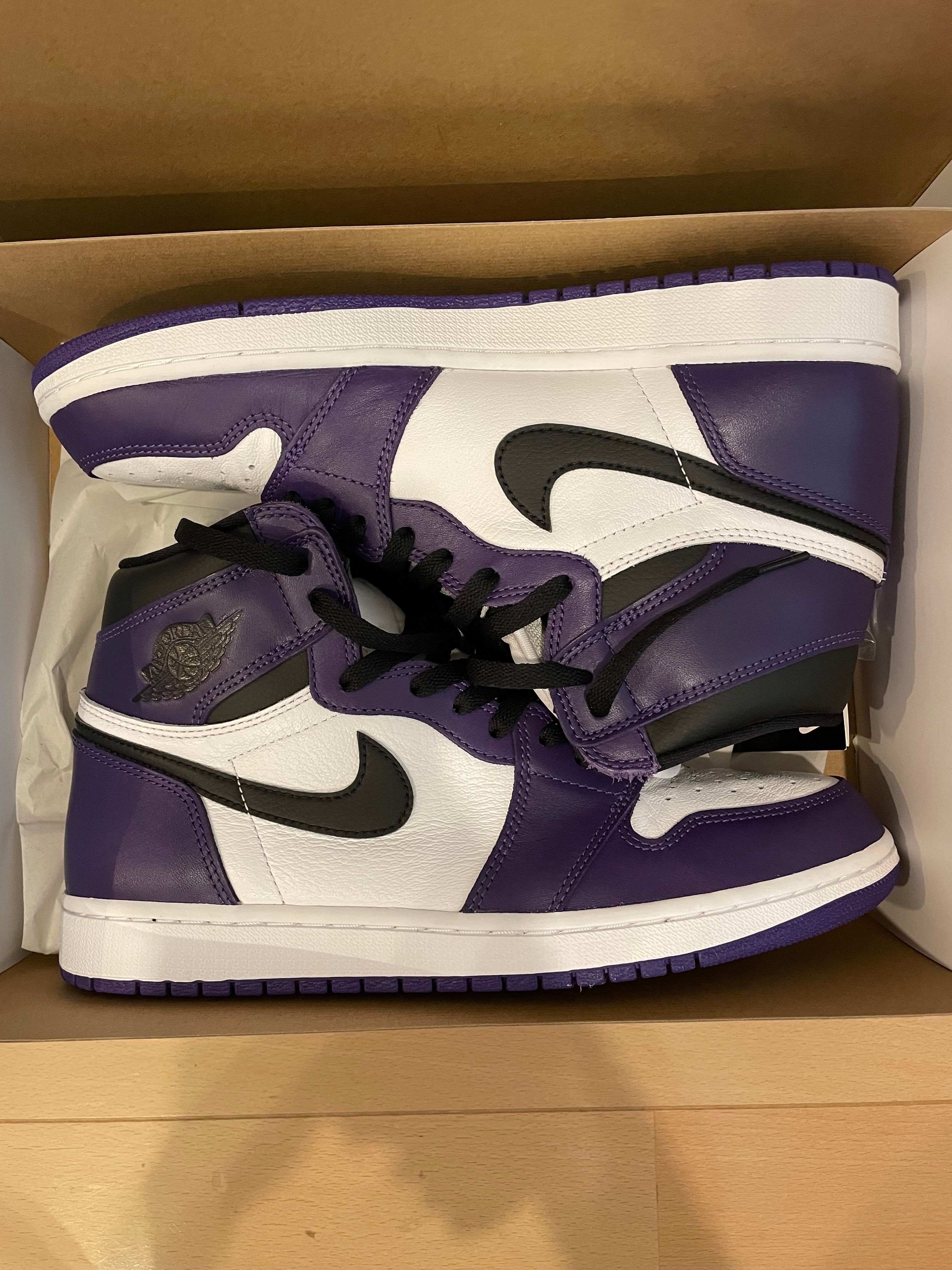 Nike Air Jordan 1 Retro High OG "Court Purple White/Black" (2020)