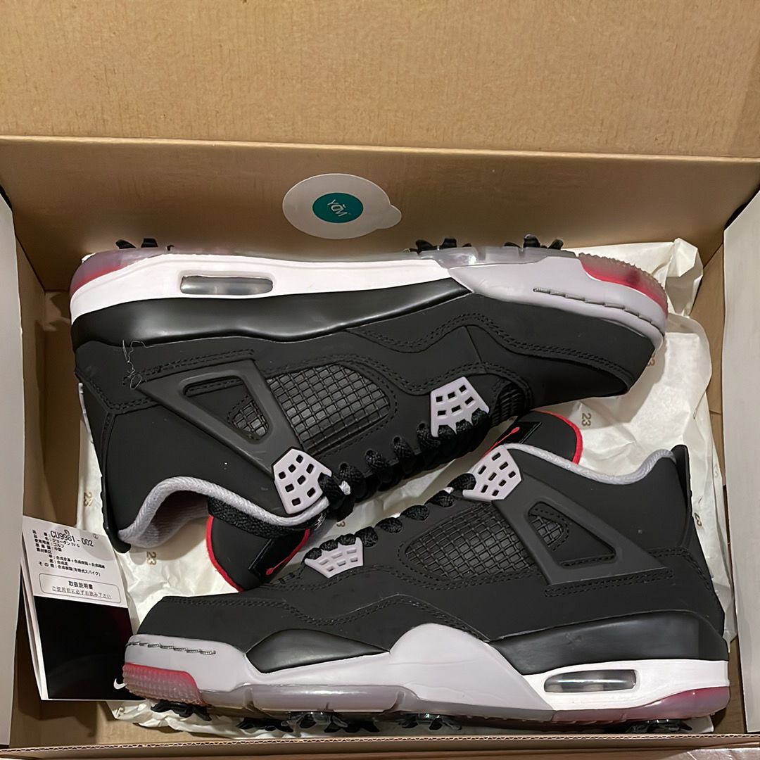 Nike Air Jordan 4 Golf "Bred"