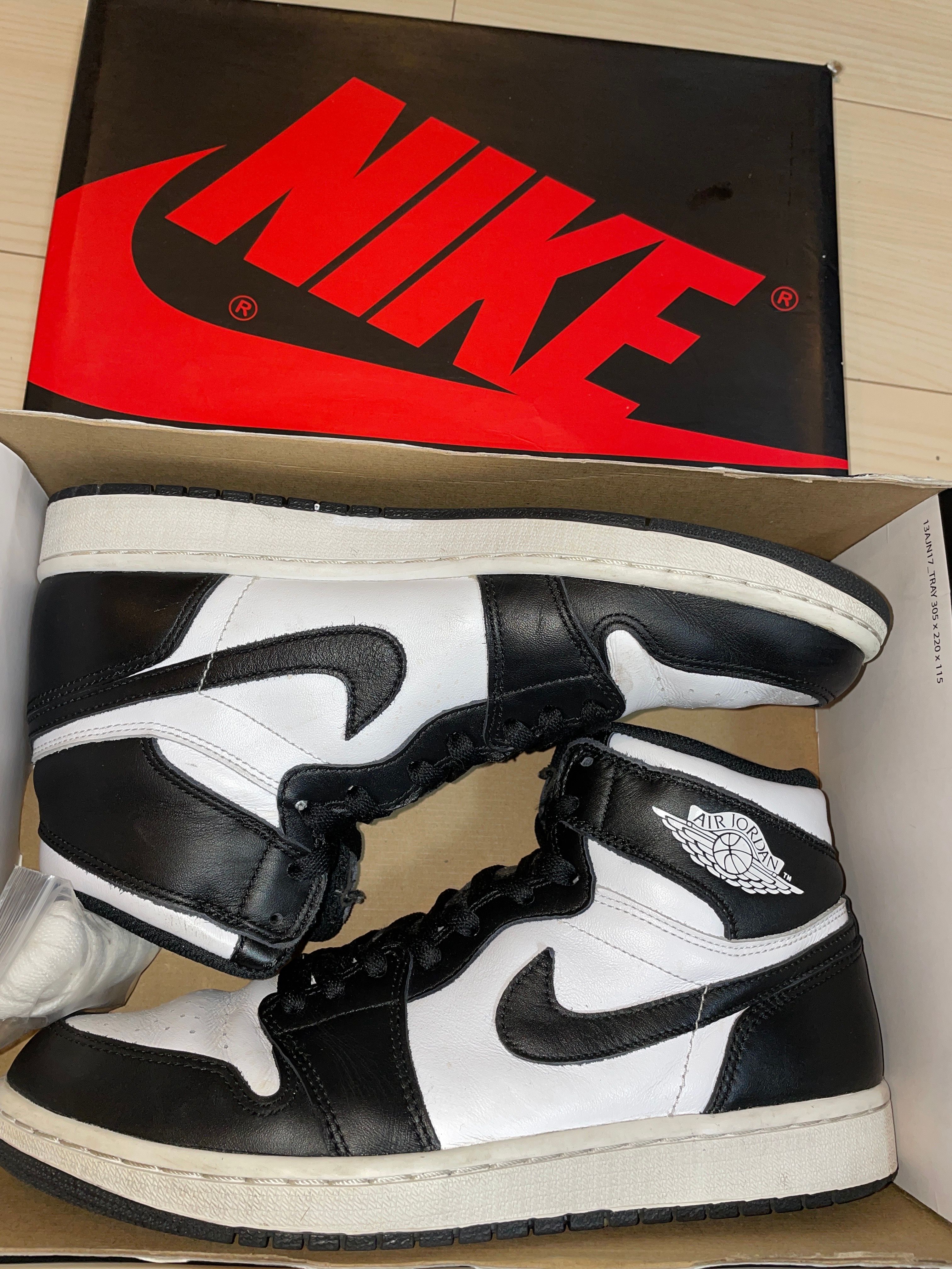 Nike Air Jordan 1 Retro High OG "Black/White" (2014)