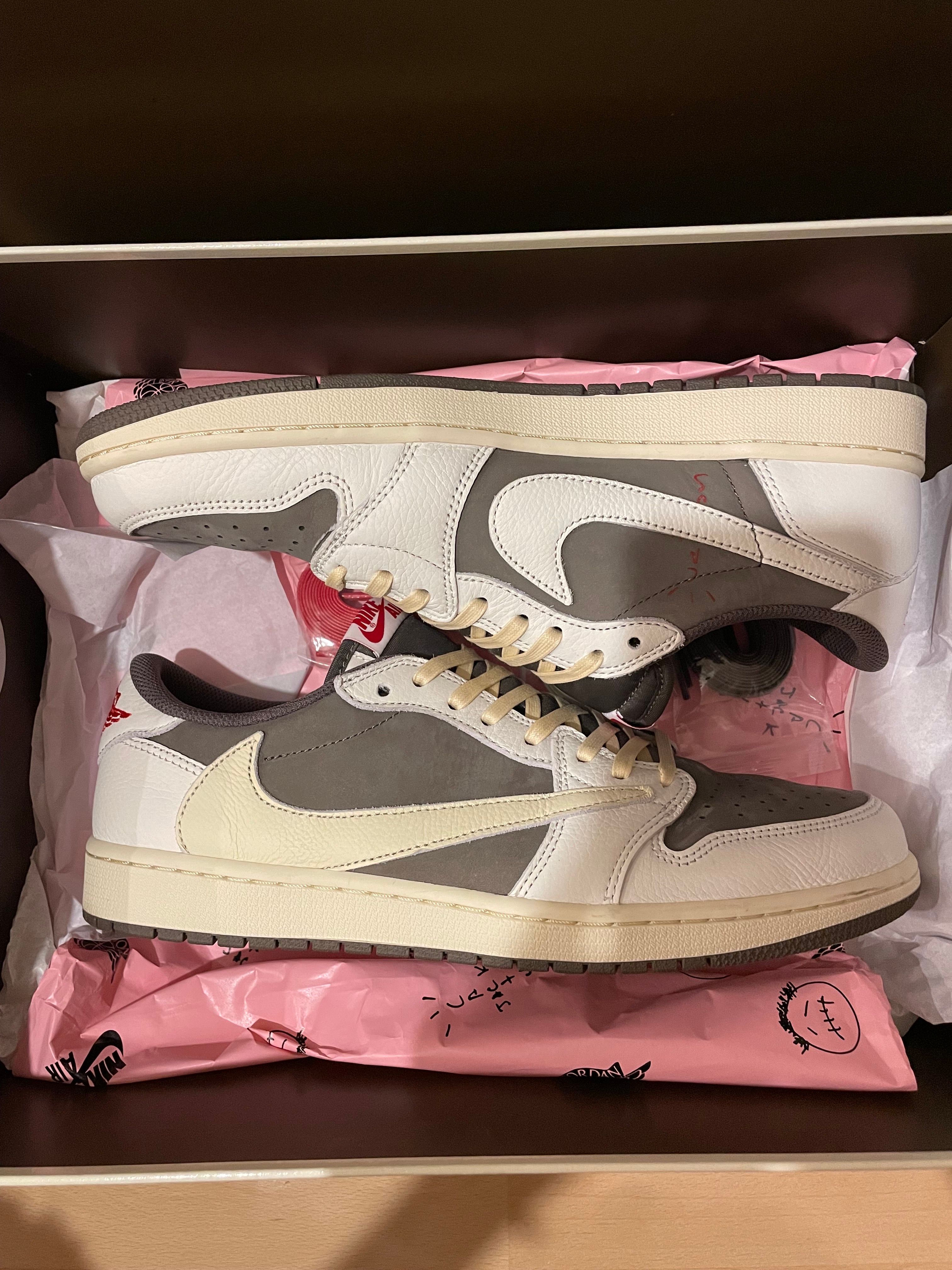 Travis Scott × Nike Air Jordan 1 Low OG SP "Reverse Mocha/Sail and Ridgerock"
