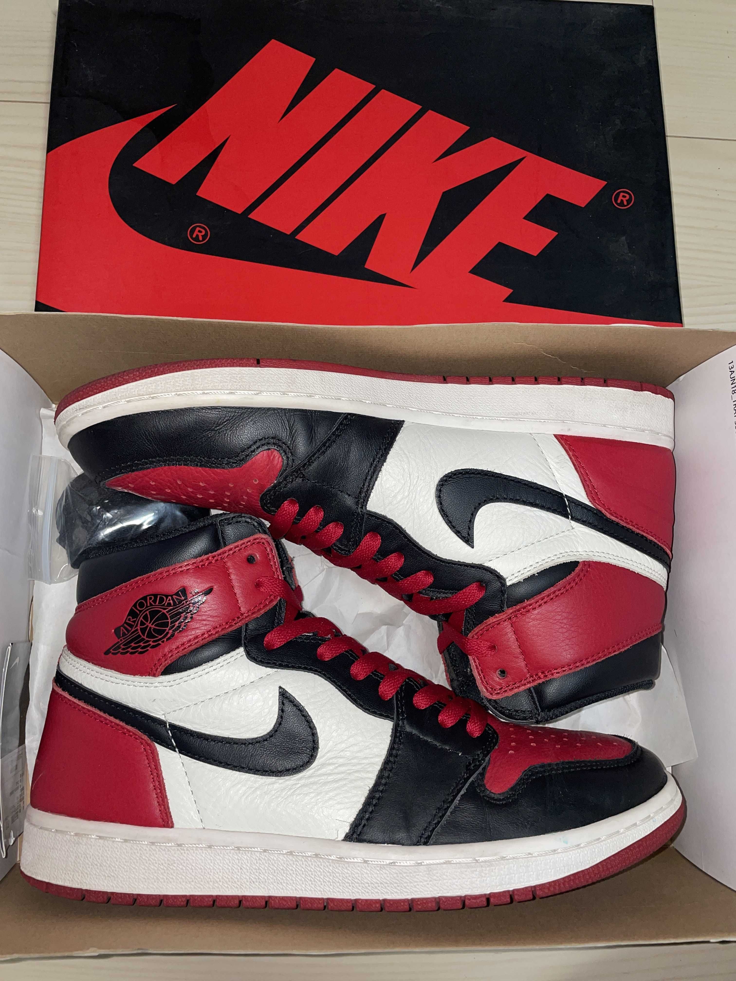 Nike Air Jordan 1 Retro High OG "Bred Toe"