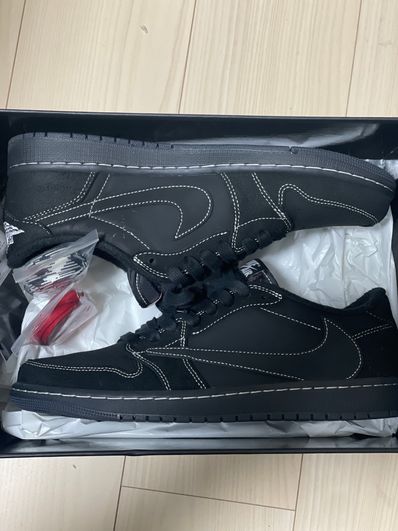 Travis Scott × Nike Air Jordan 1 Low OG SP "Black Phantom"