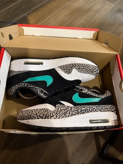 atmos × Nike Air Max 1 Premium Retro "Elephant/Safari" (2017)