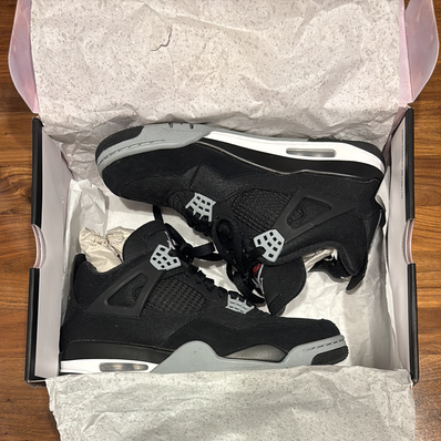 Nike Air Jordan 4 SE "Black and Light Steel"