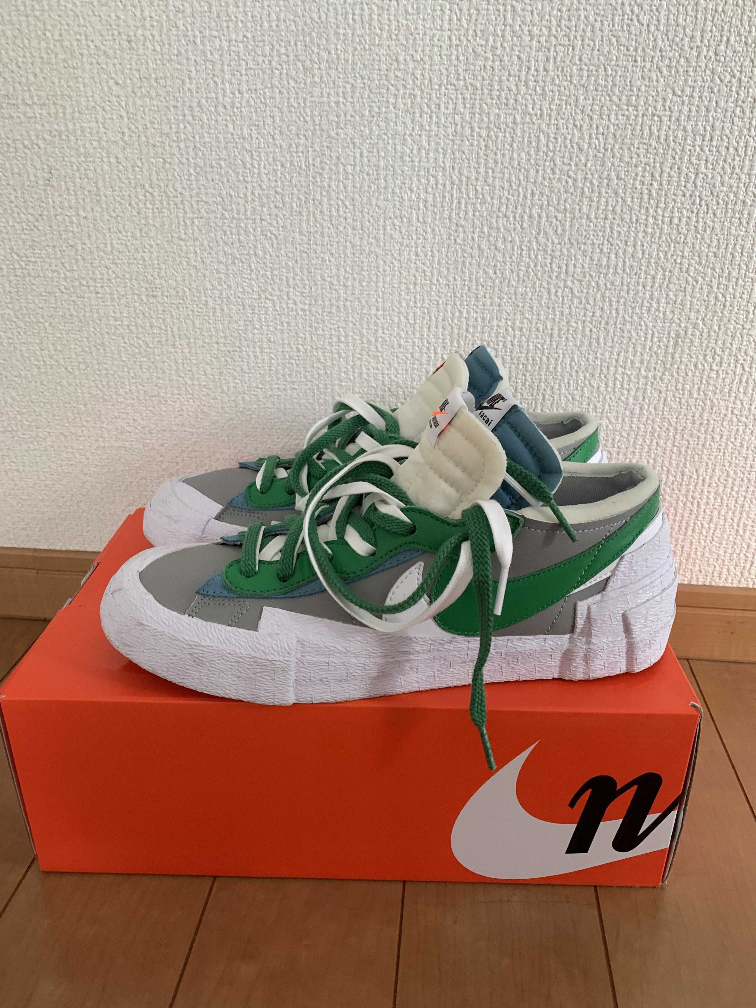 sacai × Nike Blazer Low "Classic Green"