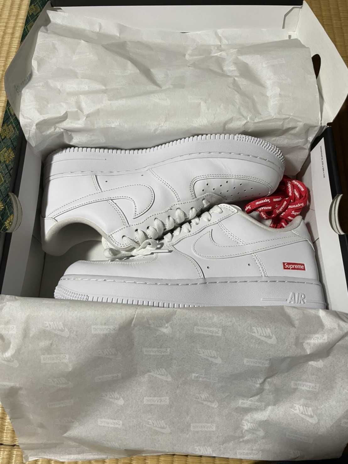 Supreme × Nike Air Force 1 Low "White"