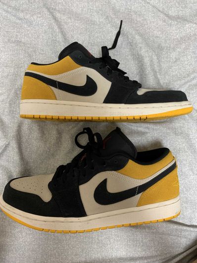 Nike Air Jordan 1 Low "Sail University Gold Black"