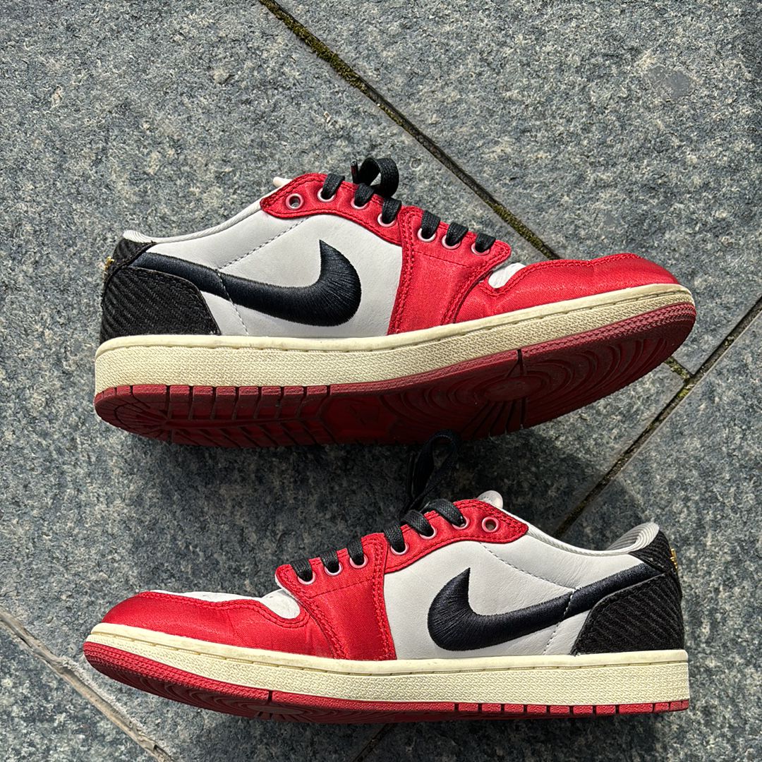 Trophy Room × Nike Air Jordan 1 Low OG "Sail and Varsity Red"
