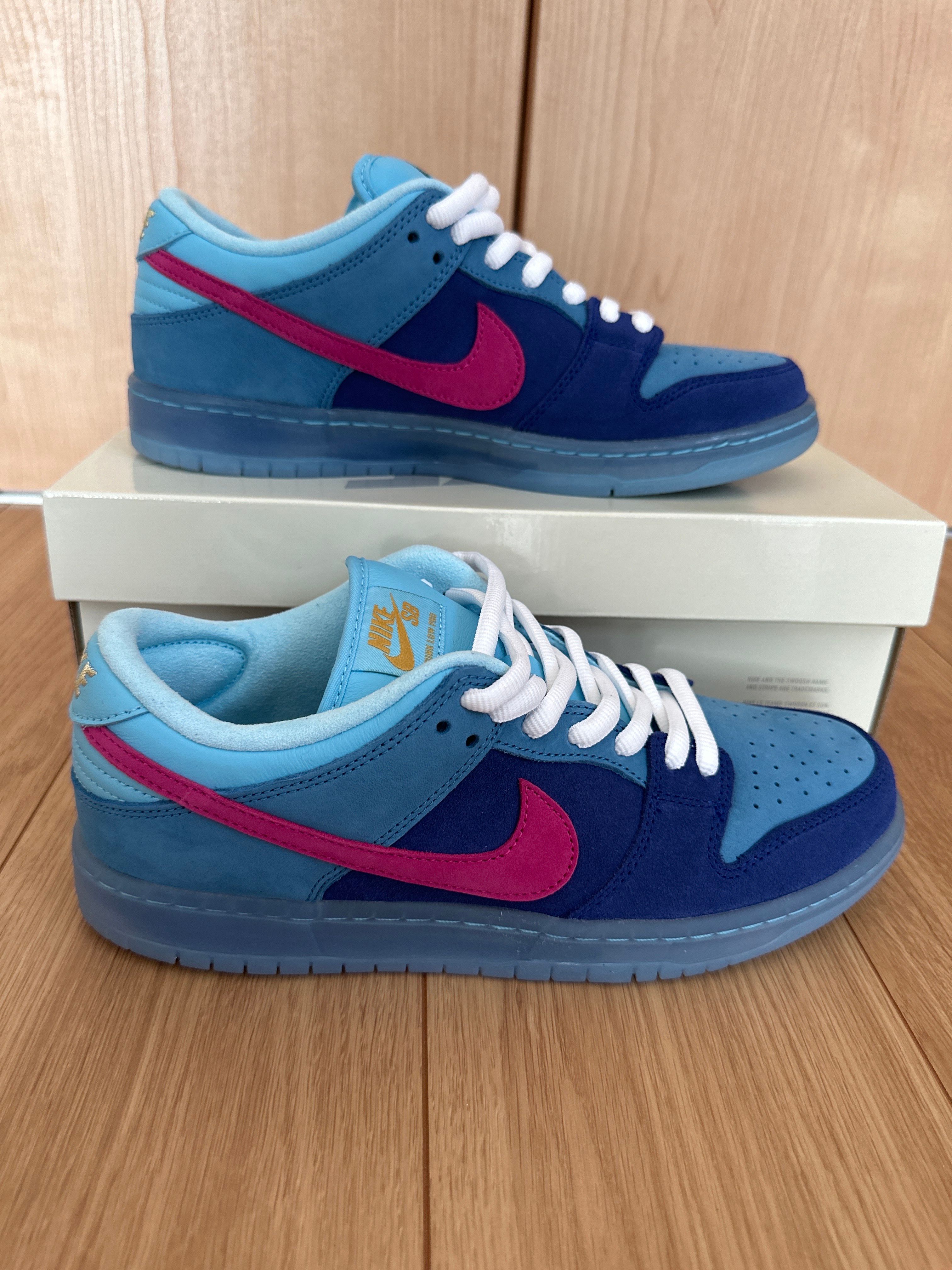 Run The Jewels × Nike SB Dunk Low "Deep Royal Blue and Active Pink"