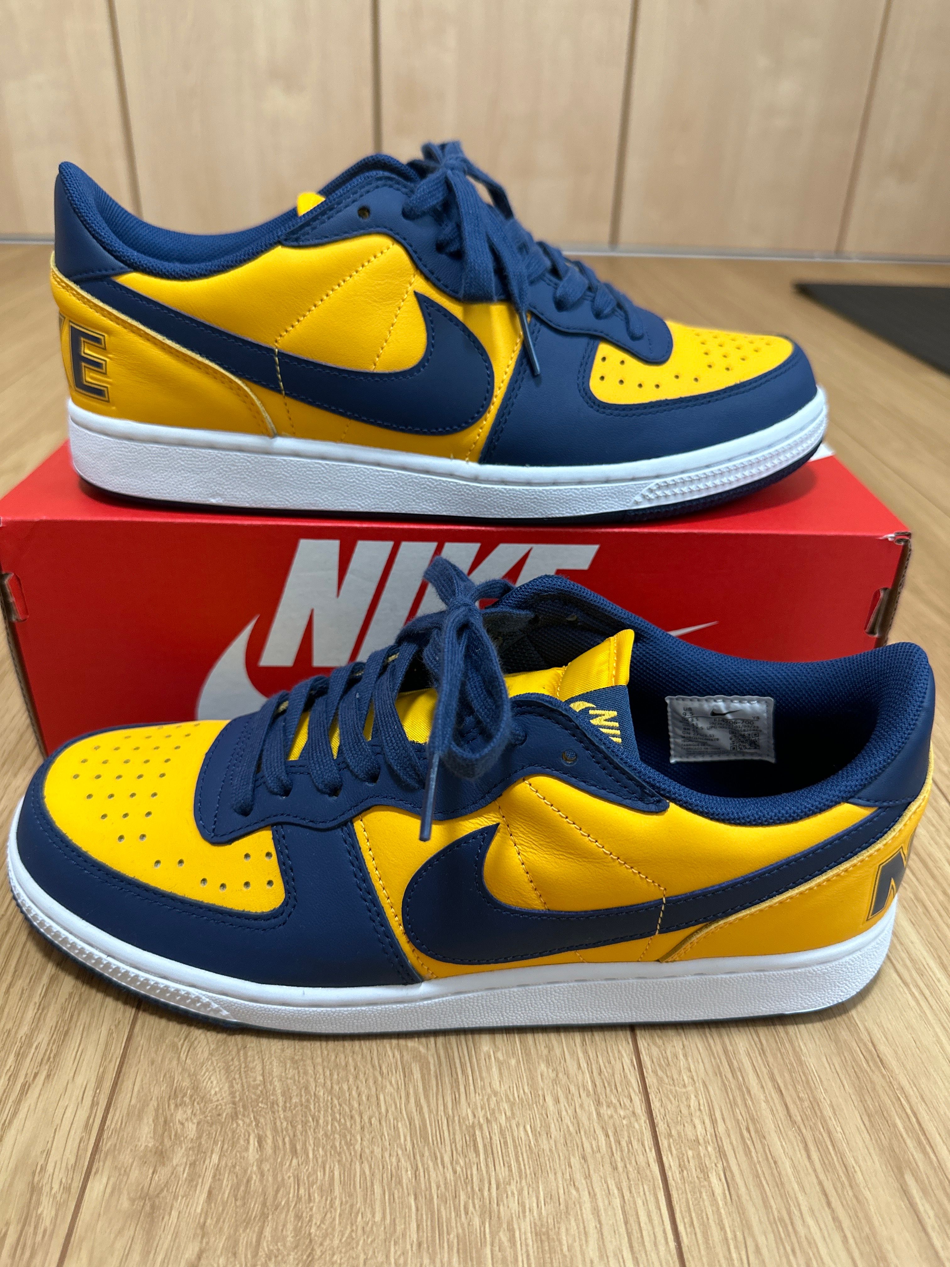 Nike Terminator Low "University Gold and Navy/Michigan"