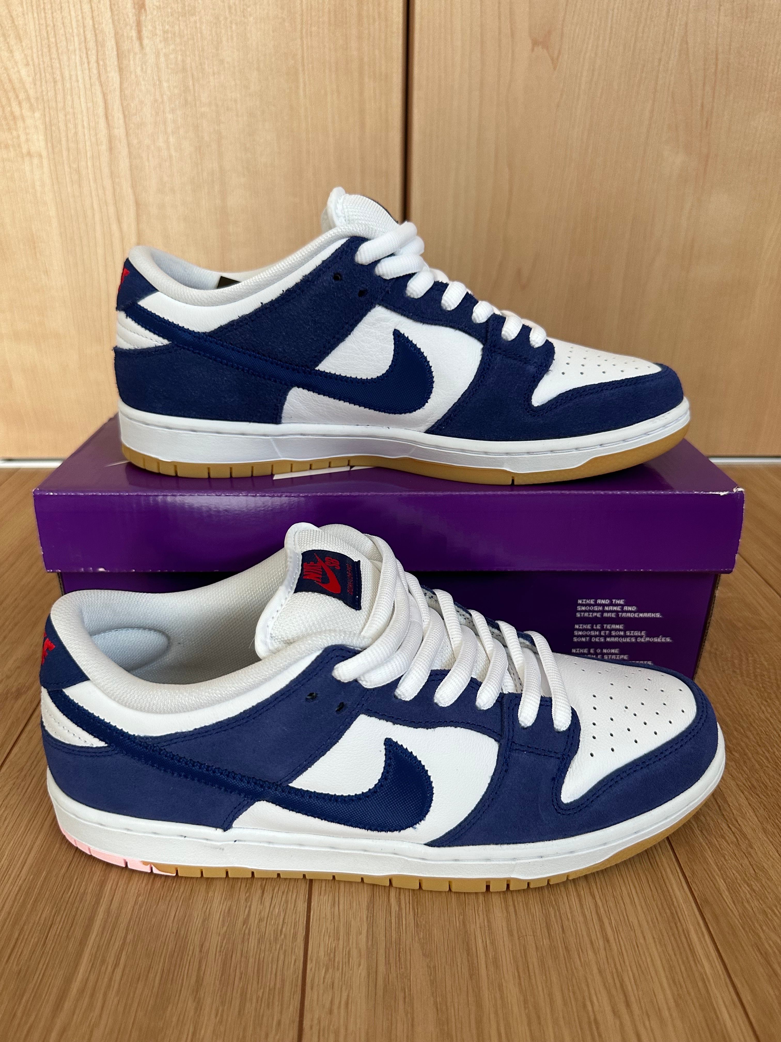 Nike SB Dunk Low "Los Angeles Dodgers/Deep Royal Blue"