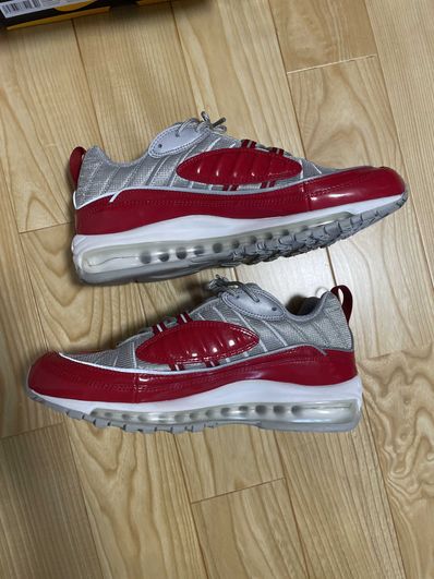 Supreme × Nike Air Max 98 "Varsity Red/Reflect Silver"