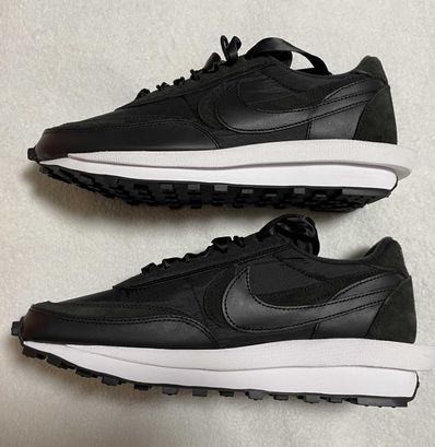 sacai × Nike LDV Waffle "Triple Black"
