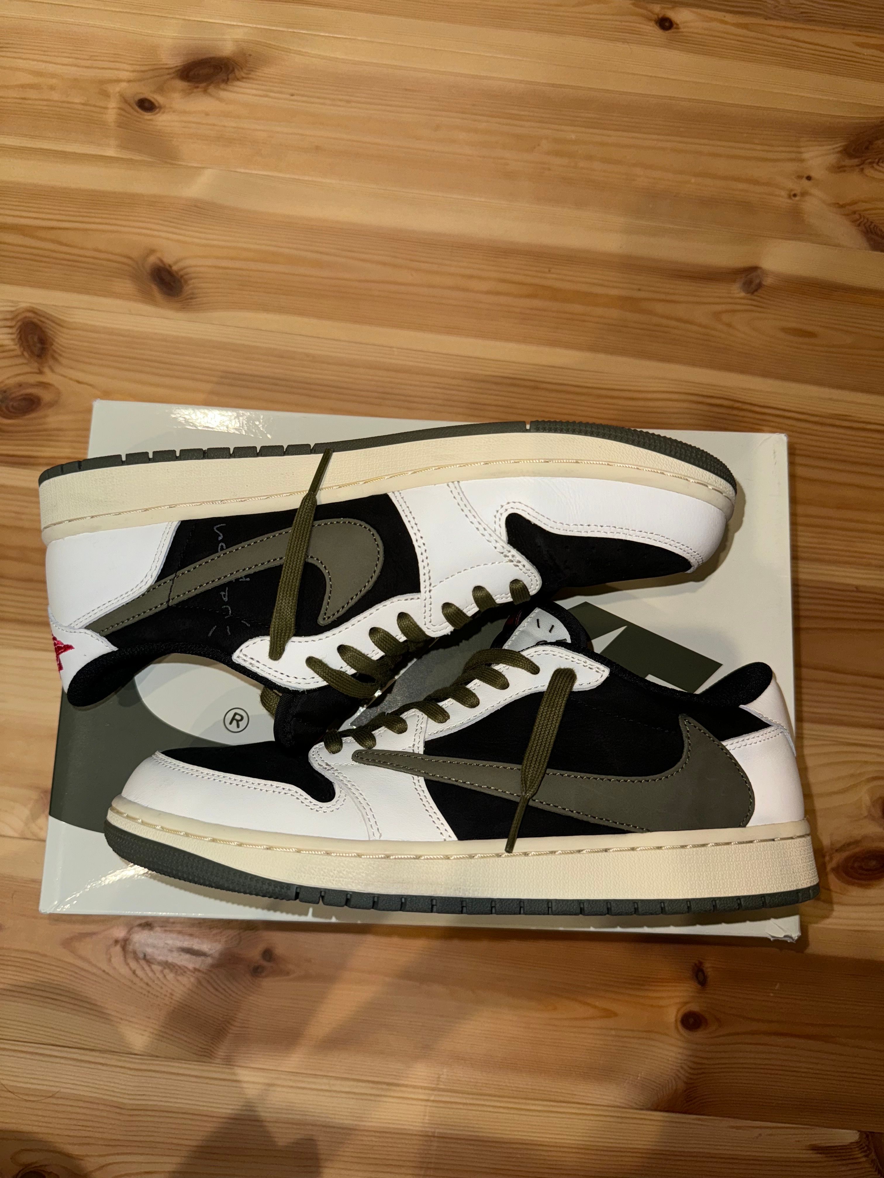 Travis Scott × Nike Women's Air Jordan 1 Low OG "Medium Olive"