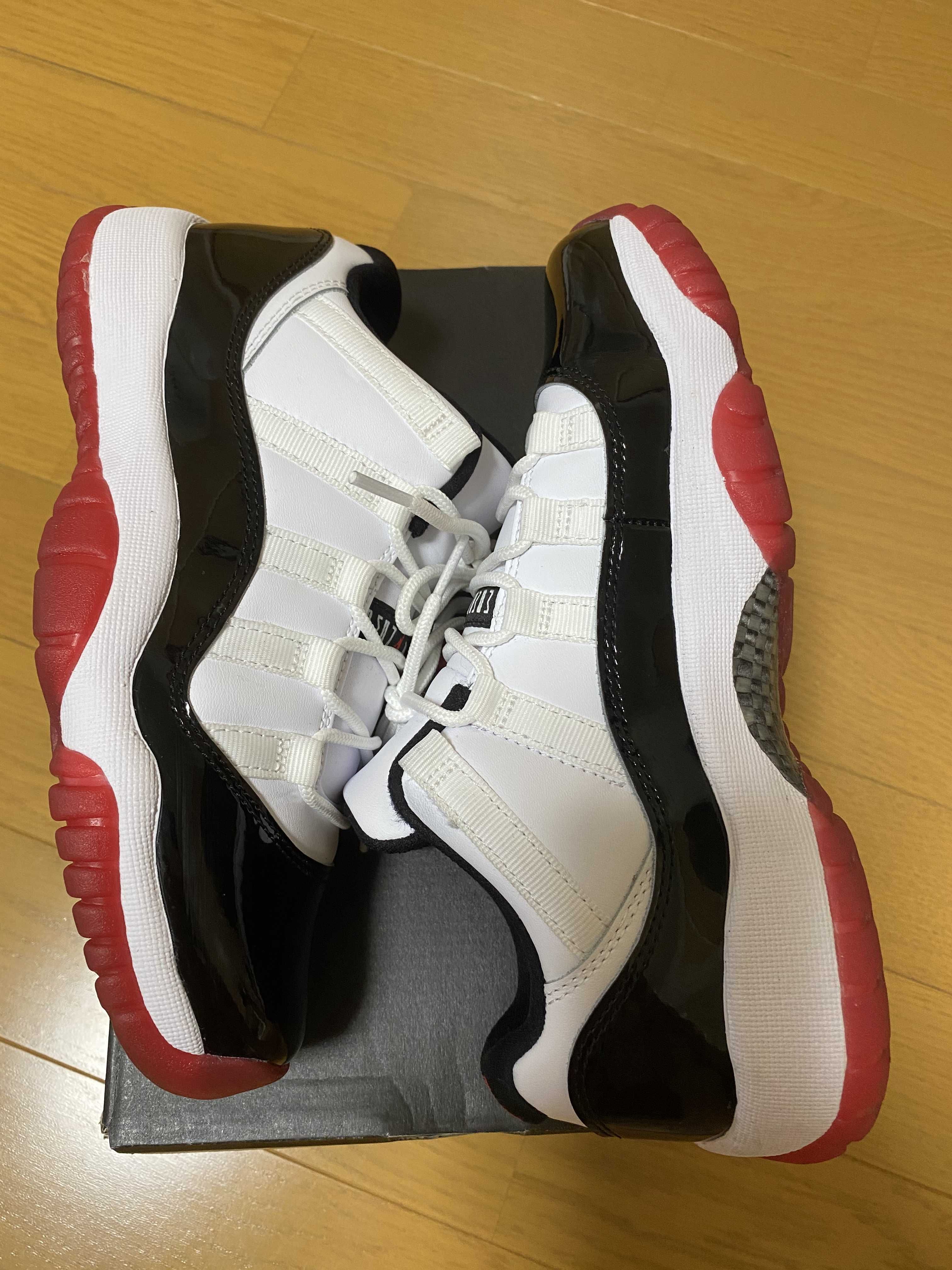 NIKE AIR JORDAN11 LOW GS "GYM RED"