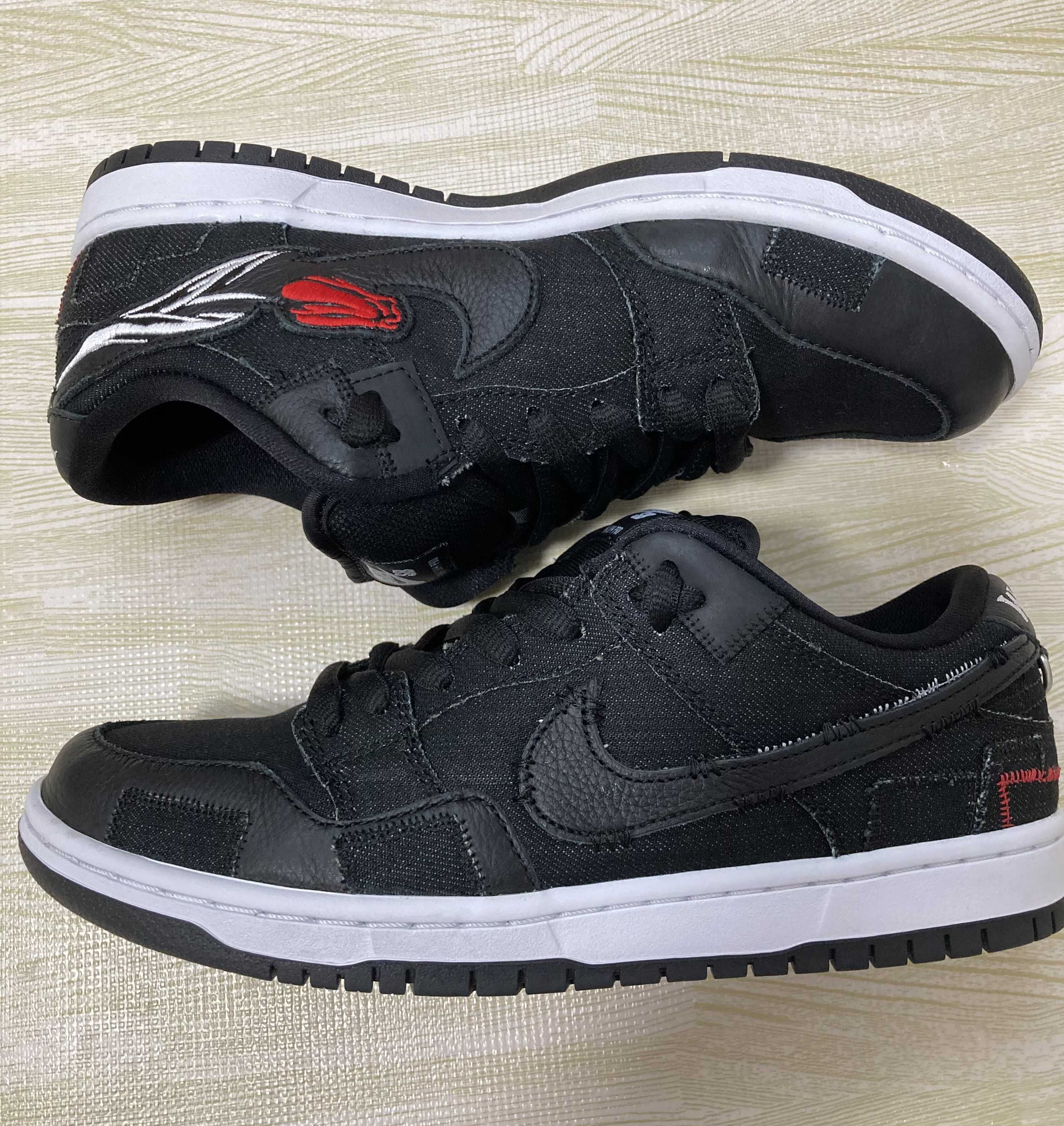 Wasted Youth × Nike SB Dunk Low "Black Denim" / VERDY