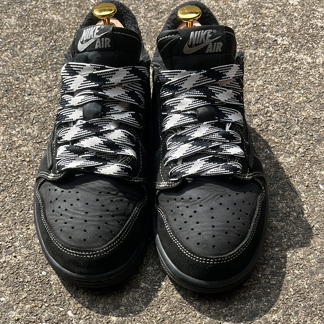 Travis Scott × Nike Air Jordan 1 Low OG SP "Black Phantom"