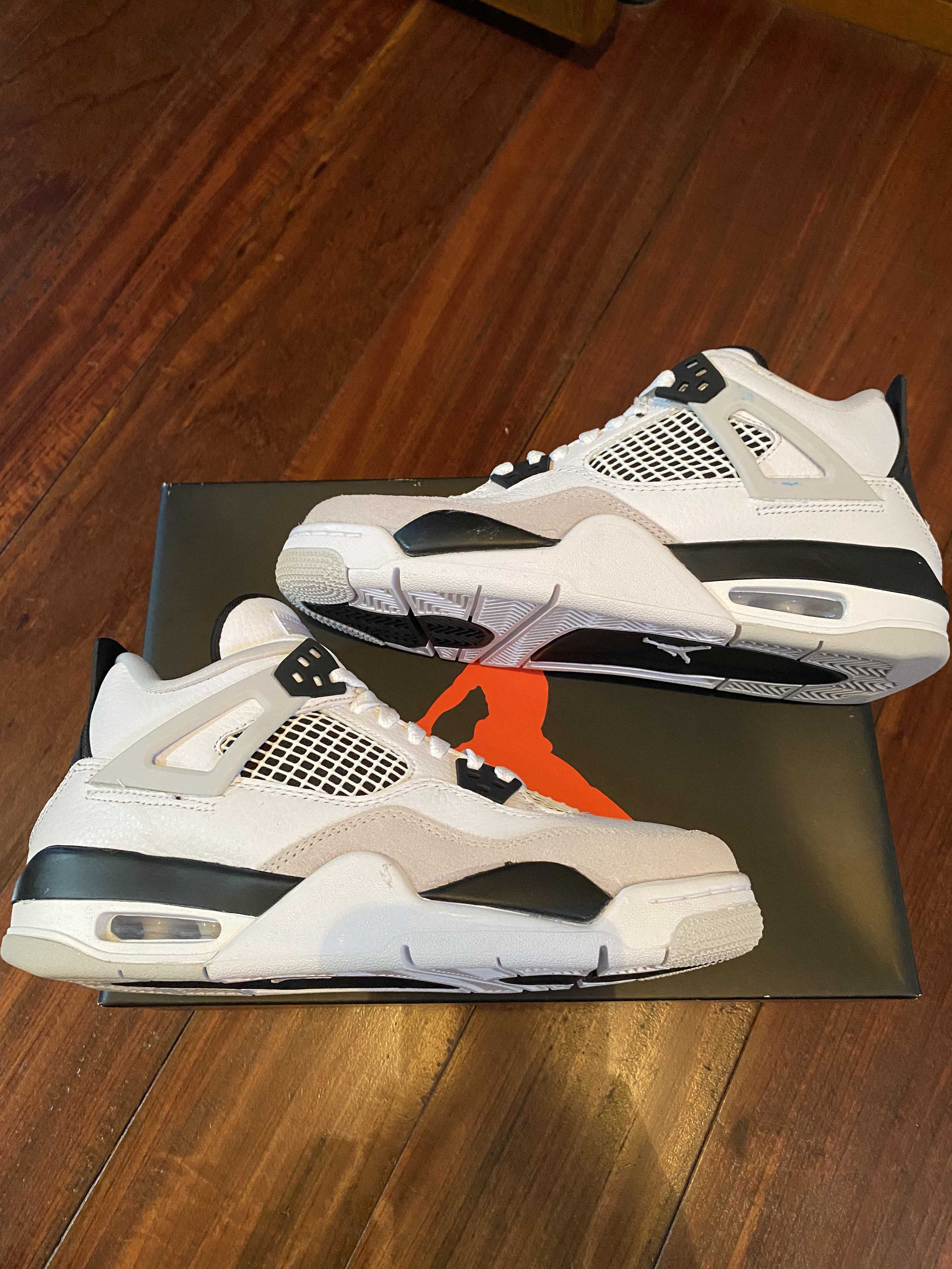 Nike GS Air Jordan 4 "Military Black"