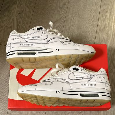 NIKE AIR MAX 1 "TINKER SCHEMATIC WHITE"