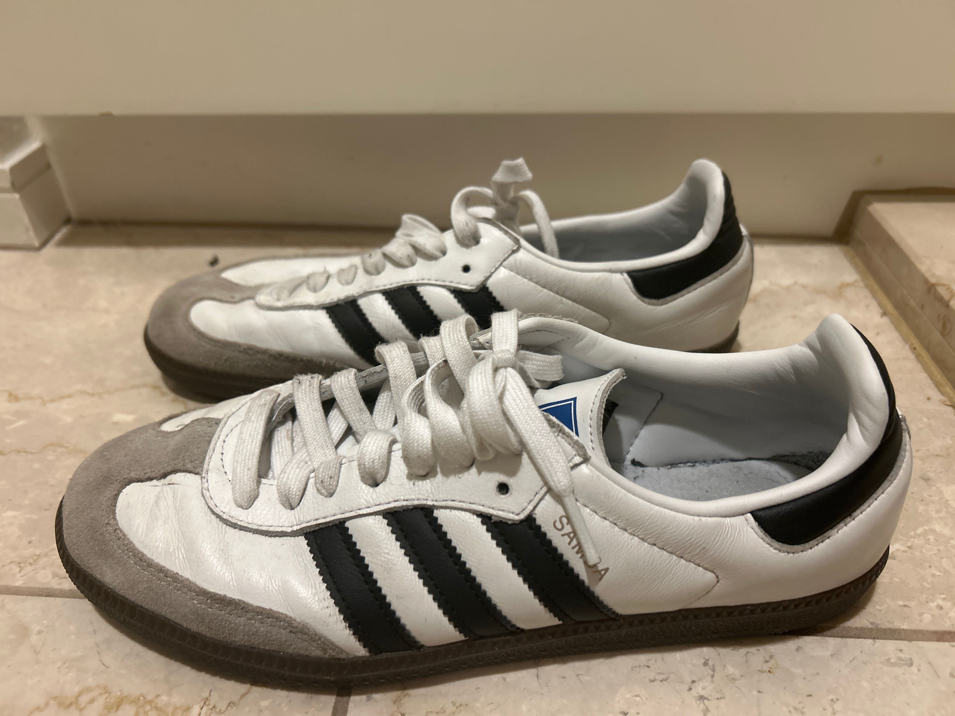 adidas Samba OG "Cloud White/Core Black/Clear Granite"