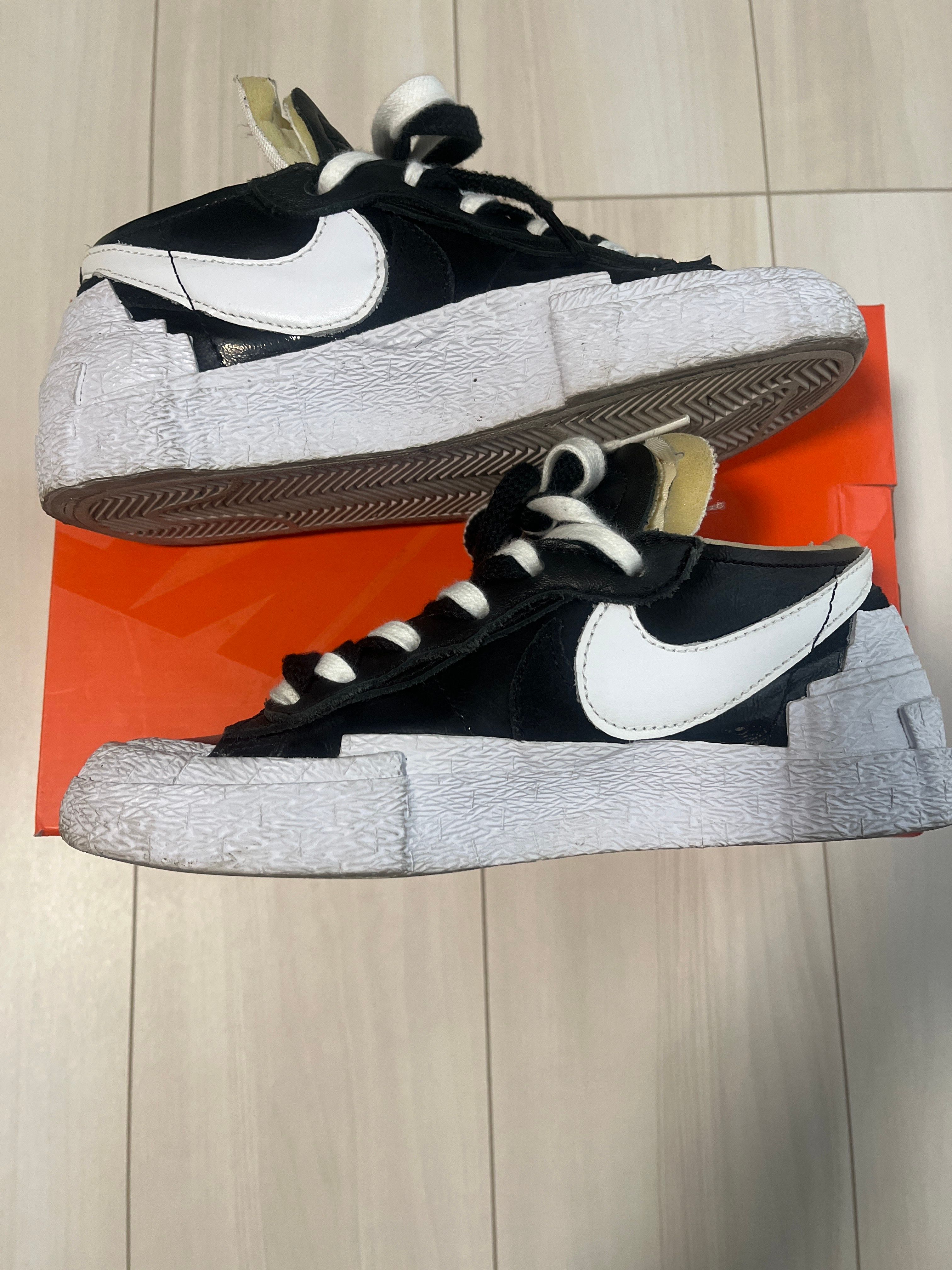 sacai × Nike Blazer Low "Black Patent Leather"