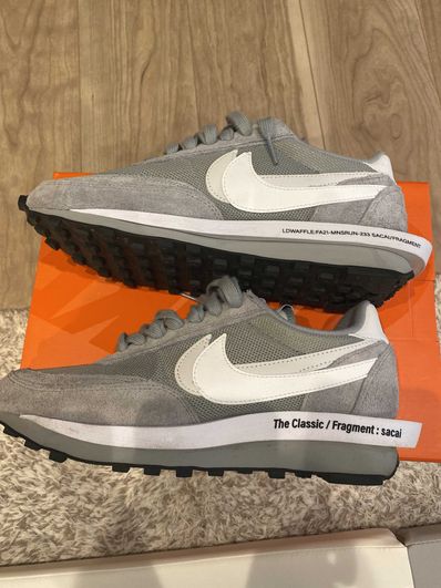 Fragment × sacai × Nike LD Waffle "Light Smoke Grey"
